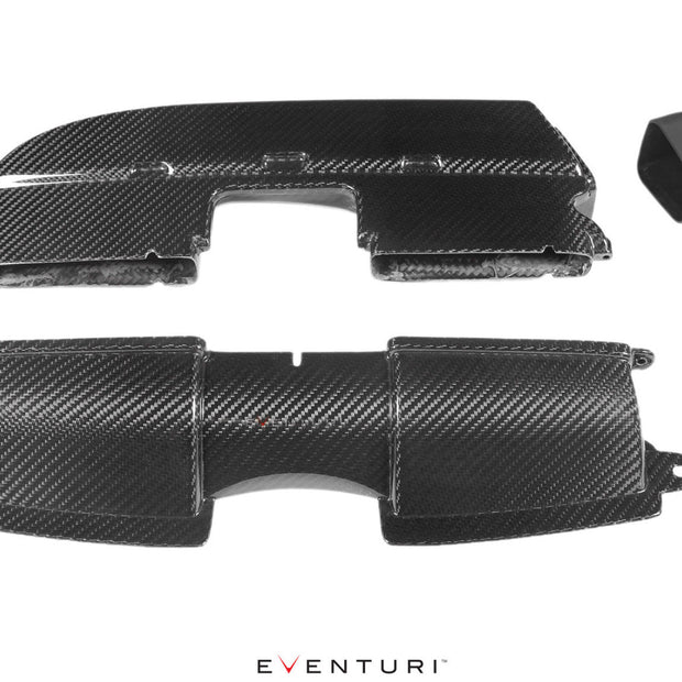 Eventuri luftboxkanaler i kolfiber BMW M3 E9X – blank