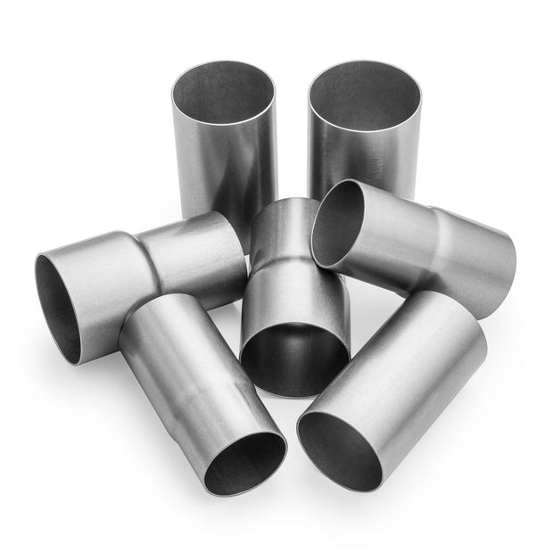 Rostfritt stål straight exhaust reduction 57-76 mm