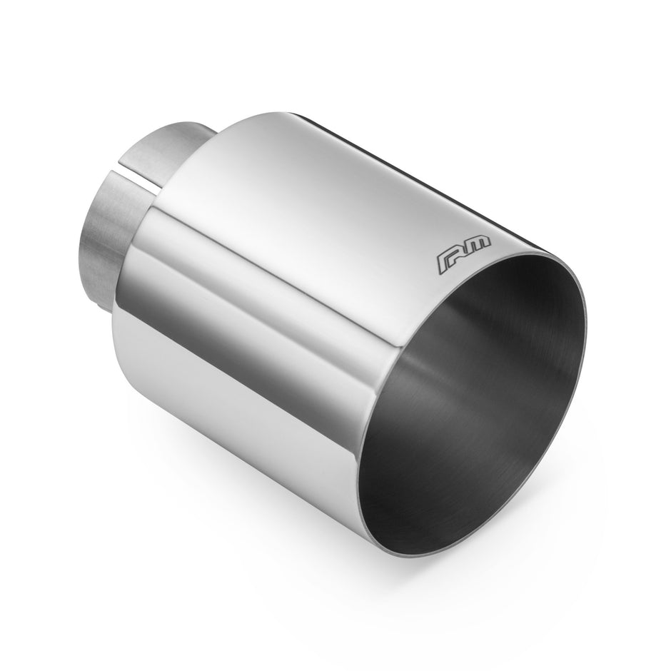 RM Motors polished Rostfritt stål straight tip KPCP