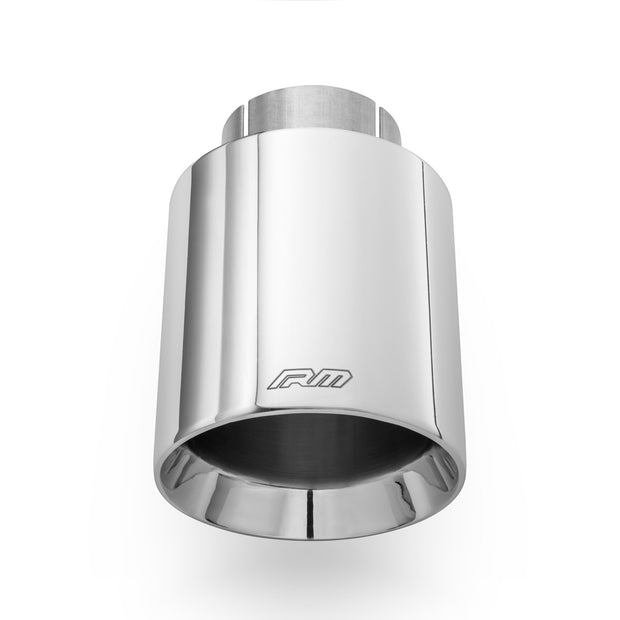 RM Motors polished Rostfritt stål straight tip KPCP/DS