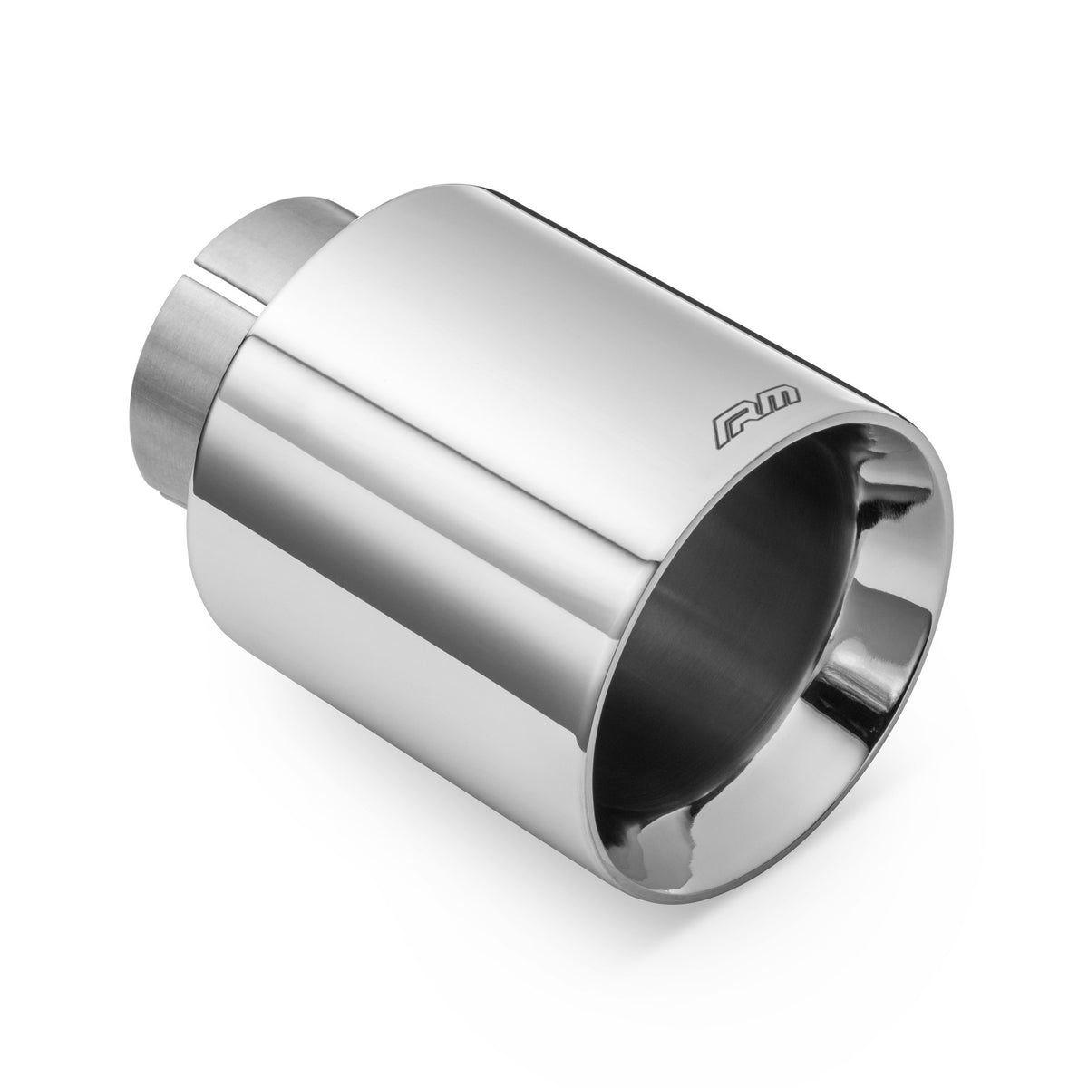 RM Motors polished Rostfritt stål straight tip KPCP/DS