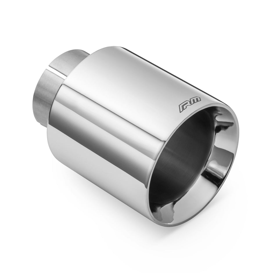 RM Motors polished Rostfritt stål straight tip KPCP/DS