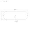 Ramair luftfilter för dubbla förgasare, 100 mm innerhöjd (RT3-234-405) – bild 2