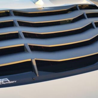 Bakrutepersienner mattsvart – Chevrolet Camaro 2016-2023