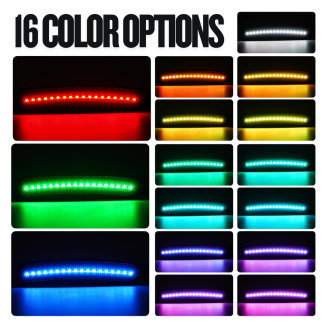 LED Sidomarkeringsljus – Front & Rear – RGB – Ford Mustang 2024-2026 – bild 2