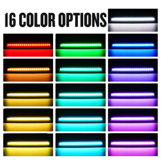LED Sidomarkeringsljus – Front & Rear – RGB – Ford Mustang 2010-2014 – bild 2