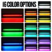 LED Bakre stötfångare Sidomarkeringsljus - RGB – Ford Mustang 2005-2009 – bild 2