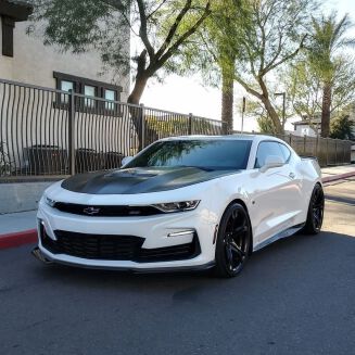 Sidokjolar ZL1-stil blanksvart – Chevrolet Camaro 2016-2023