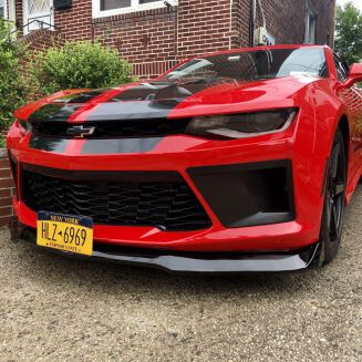 Frontstötfångare blanksvart – Chevrolet Camaro 2016-2023