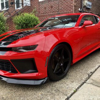 Frontstötfångare blanksvart – Chevrolet Camaro 2016-2023