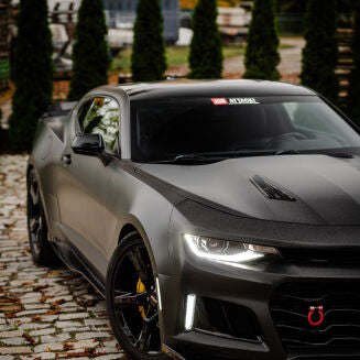 Sidokjolar ZL1-stil blanksvart – Chevrolet Camaro 2016-2023