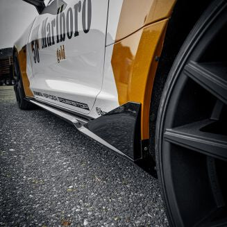 Sidokjolar blanksvart – Chevrolet Camaro 2016-2023