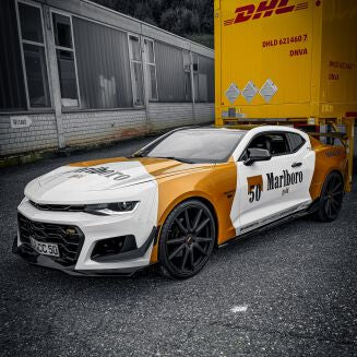 Sidokjolar blanksvart – Chevrolet Camaro 2016-2023