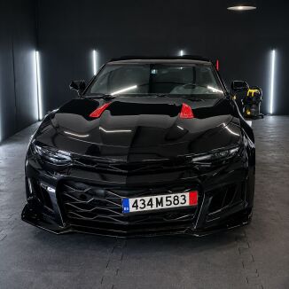 Frontstötfångare ZL1-stil blanksvart – Chevrolet Camaro 2019-2023