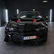 Frontstötfångare ZL1-stil blanksvart – Chevrolet Camaro 2019-2023