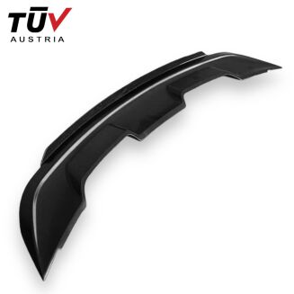 Bakvinge – GT500/MACH1 Style + Gurney Flap-list - Matte Black – Ford Mustang 2015-2023 – bild 7