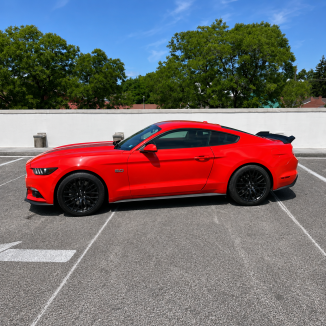 Bakvinge – Nascar Blade – Matte Black – Ford Mustang 2015-2023 – bild 3