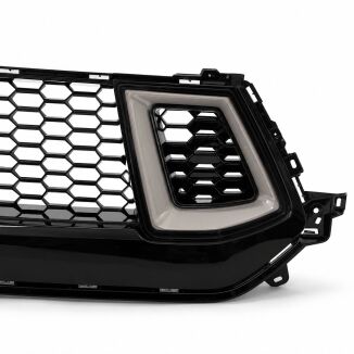 Övre grill With LED – V2 style – Gloss Black – Ford Mustang 2024-2026 GT, Ecoboost – bild 7