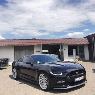 MP Concepts Monster LED Strålkastare; Black Housing; Clear Lens – Ford Mustang 2015-2017 – bild 6