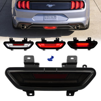 V2 Smoked LED Reverse Stop Dimljus – Ford Mustang 2018-2023 – bild 2