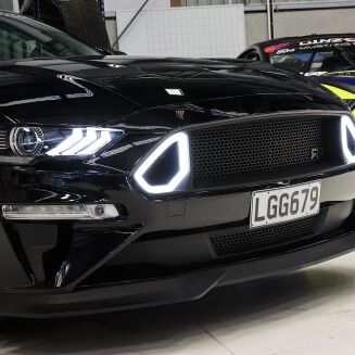 Nedre grill – RTR Style – Ford Mustang 2018-2023 GT, Ecoboost – bild 3