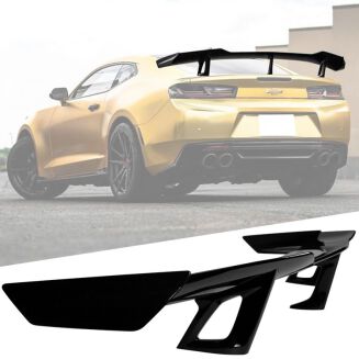 Winglets till bakspoiler ZL1/1LE-stil blanksvart – Chevrolet Camaro 2016-2023