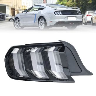 Vland LED Baklyktor Klart glas Gula blinkers Ford Mustang 2015-2023 – bild 2