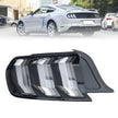 Vland LED Baklyktor Klart glas Gula blinkers Ford Mustang 2015-2023 – bild 2