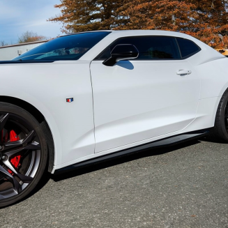 Sidokjolar ZL1-stil blanksvart – Chevrolet Camaro 2016-2023