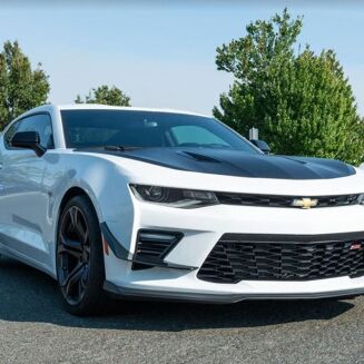 Frontstötfångare blanksvart – Chevrolet Camaro 2016-2018
