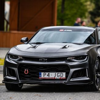 Frontstötfångare ZL1-stil blanksvart – Chevrolet Camaro 2016-2018