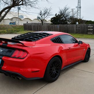 Gurney Flap-list Spoiler GT PERFORMANCE – Gloss Black – Ford Mustang 2015-2023 – bild 3
