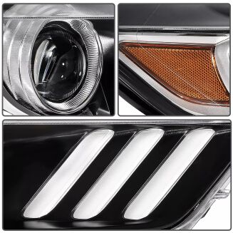 FR3Z13008J Strålkastare – Passenger Side – Xenon D3S LED DRL – Ford Mustang 2015-2017 USA – bild 3
