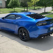 Bakrutepersienner IK-stil blanksvart – Chevrolet Camaro 2016-2023