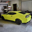Bakrutepersienner IK-stil blanksvart – Chevrolet Camaro 2016-2023
