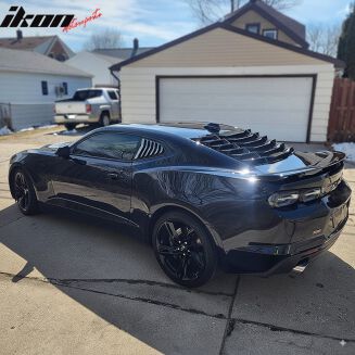 Bakrutepersienner IK-stil blanksvart – Chevrolet Camaro 2016-2023