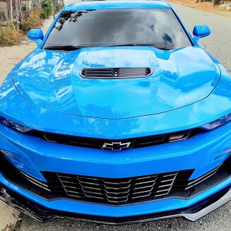 Frontläpp 1LE-stil blanksvart – Chevrolet Camaro 2016-2023