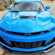 Frontläpp 1LE-stil blanksvart – Chevrolet Camaro 2016-2023