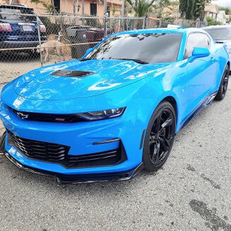 Frontläpp 1LE-stil blanksvart – Chevrolet Camaro 2016-2023