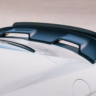 Bakvinge – GT500/MACH1 Style + Gurney Flap-list - Matte Black – Ford Mustang 2015-2023 – bild 3
