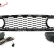 Halo LED Övre grill – MACH1 Style – Gloss Black – Ford Mustang 2018-2023 GT, Ecoboost – bild 6
