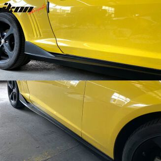 Sidokjolar IKON-stil mattsvart – Chevrolet Camaro 2010-2015