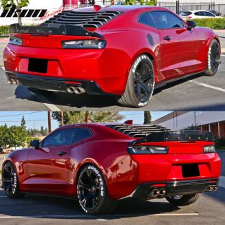 Bakrutepersienner IK-stil mattsvart – Chevrolet Camaro 2016-2023