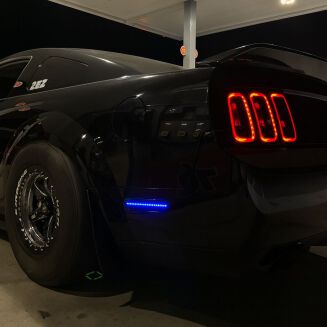 LED Bakre stötfångare Sidomarkeringsljus - RGB – Ford Mustang 2005-2009 – bild 3