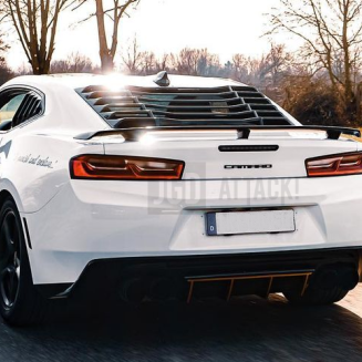 Sidorutepersienner blanksvart – Chevrolet Camaro 2016-2023