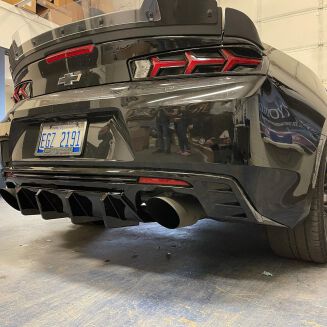 Bakre diffusor blanksvart – Chevrolet Camaro 2016-2023