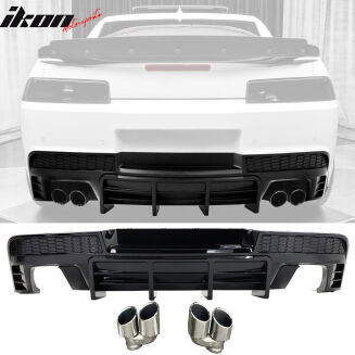 Bakre stötfångare blanksvart – Chevrolet Camaro 2014-2015