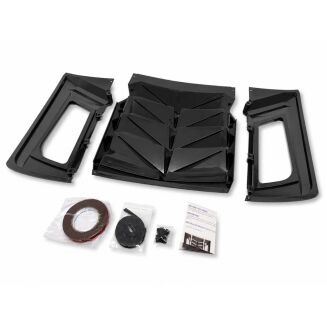 Bakrutepersienner LB-stil blanksvart – Chevrolet Camaro 2016-2023