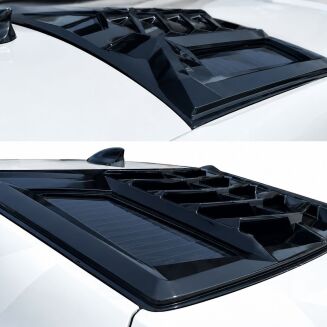 Bakrutepersienner LB-stil blanksvart – Chevrolet Camaro 2016-2023