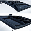 Bakrutepersienner LB-stil blanksvart – Chevrolet Camaro 2016-2023